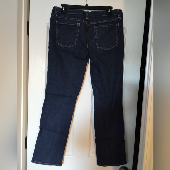 Merona Women's Dark Modern Straight Leg Jeans Size 12 - Picture 2 of 3